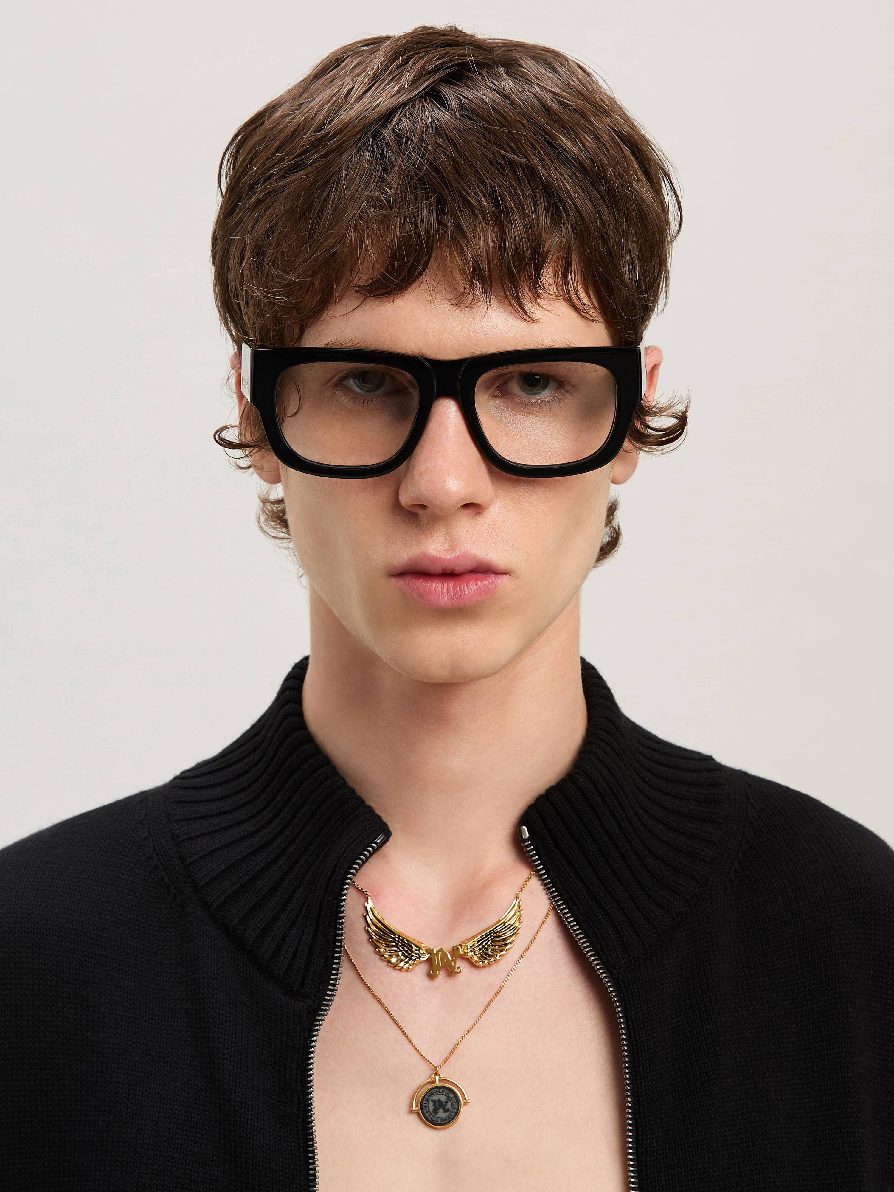 PALM ANGELS  Style 14 eyewear BLACK - NO COLOR PERJ014S25PLA001