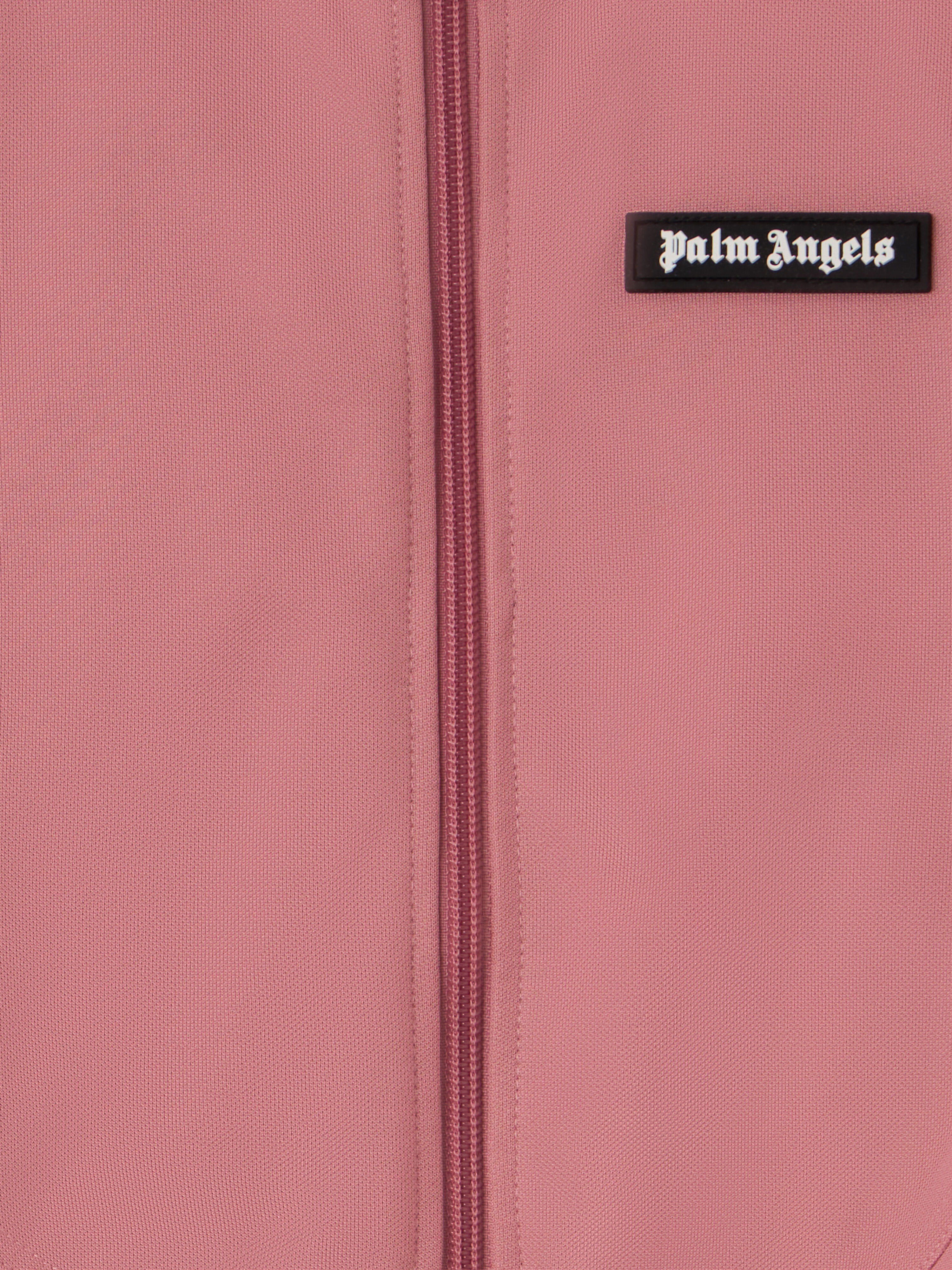 PALM ANGELS Curvedlogo Cut Crop Track Jkt ANTIQUE ROSE - OFF WHITE PGBD008F25FAB001