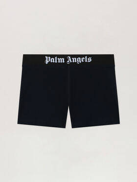 PALM ANGELS Classic Logo Sport Shorts BLACK BLACK PWVH010S26FAB001
