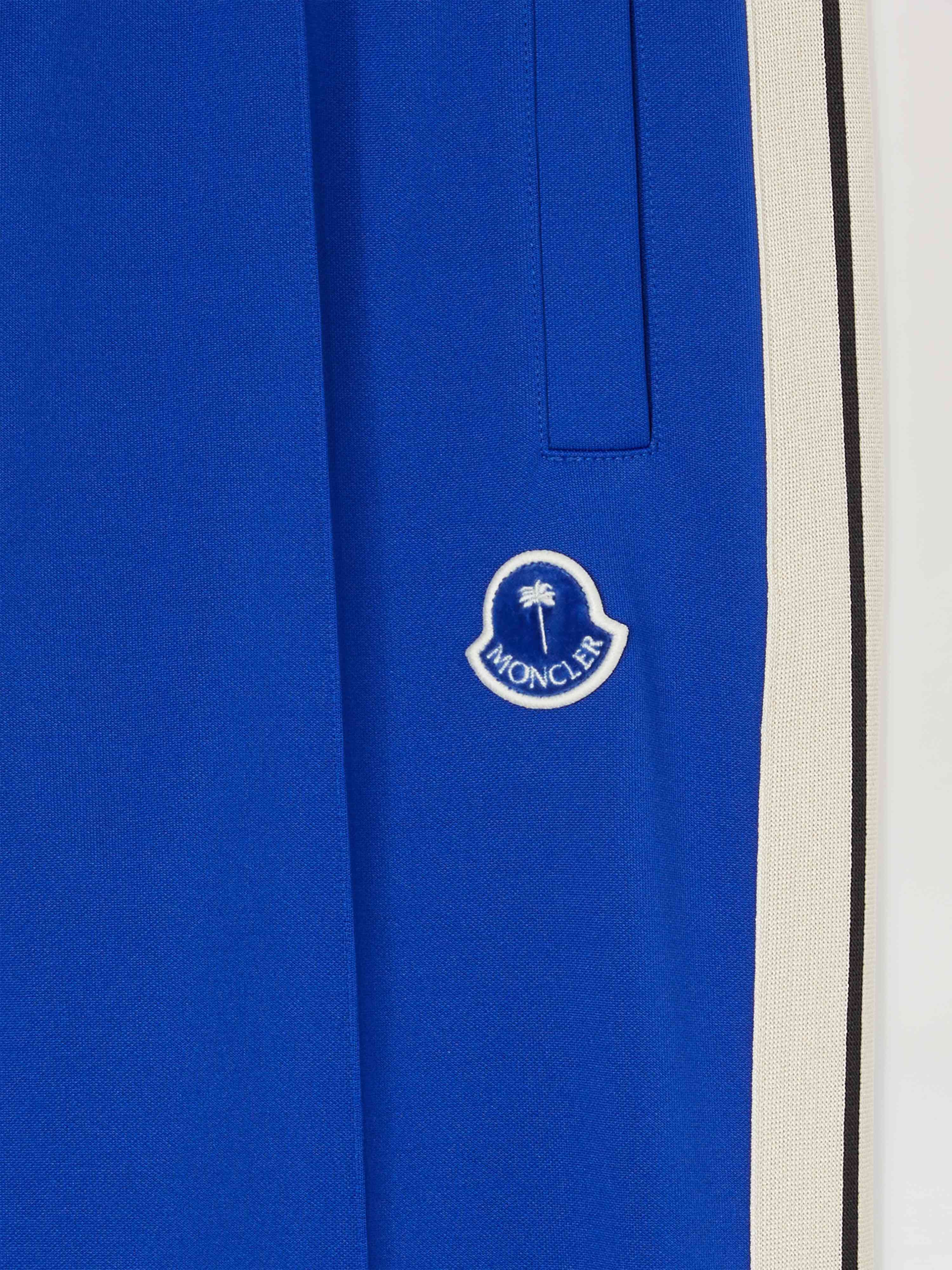 PALM ANGELS  Trackpants Moncler x Palm Angel BLUE - WHITE PMCH02DT25FAB001