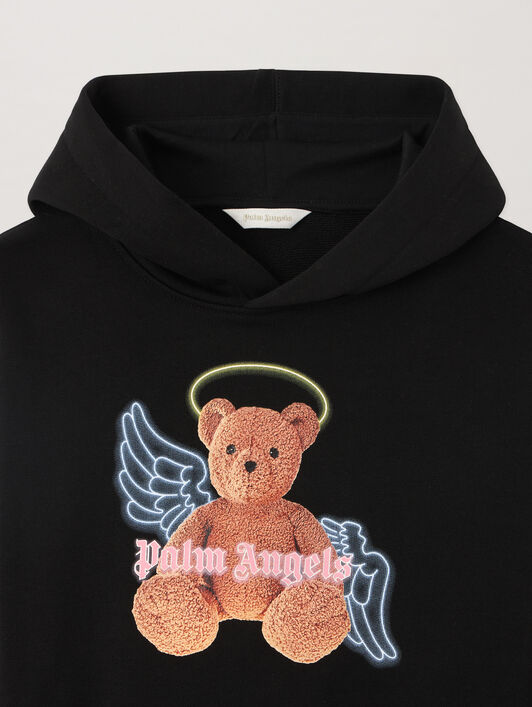 PALM ANGELS Bear Angel. Hoodie NERO/BLACK PGBB015S26FLE001