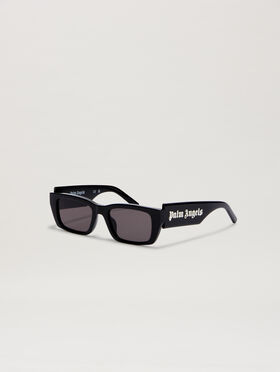 PALM ANGELS PALM SUNGLASSES BLACK DARK GREY PERI002C99PLA001