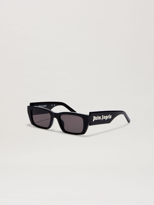 PALM ANGELS PALM SUNGLASSES BLACK DARK GREY PERI002C99PLA001