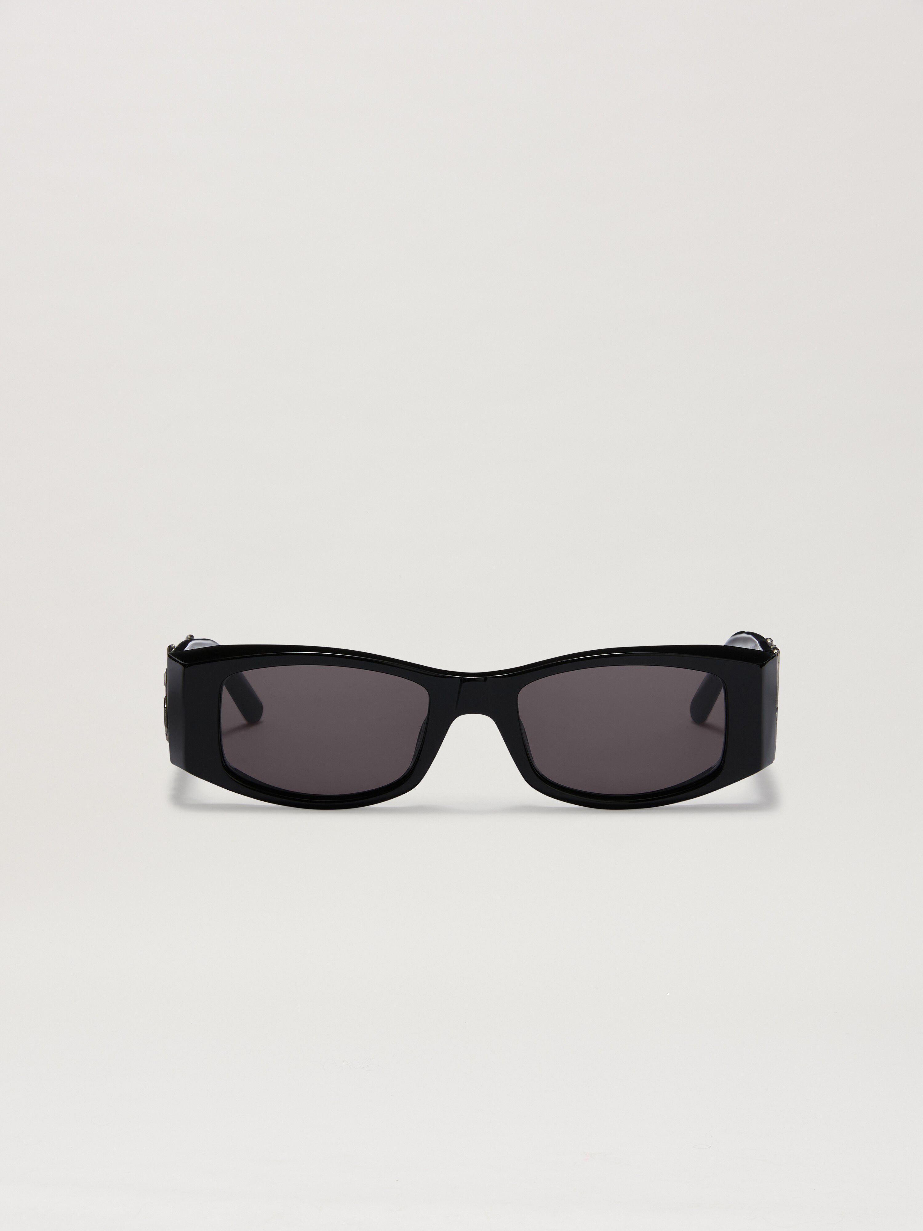 PALM ANGELS  Angel sunglasses Black Dark Grey PERI007C99PLA001