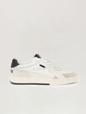 PALM ANGELS University White Sneakers WHITE BLACK PMIA078C99LEA001