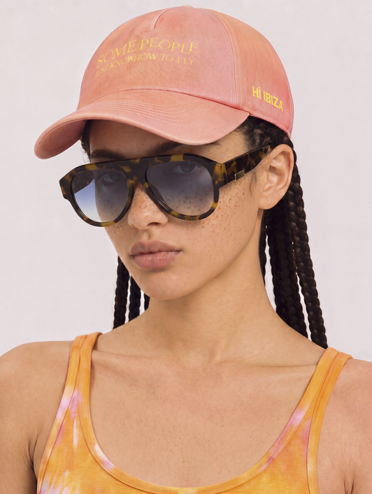 Palm Angels x Hï Ibiza Tie-dye Cap PALM ANGELS Palm Angels x Hï Ibiza Tie-dye Cap ORANGE - YELLOW PAMLB004FB001