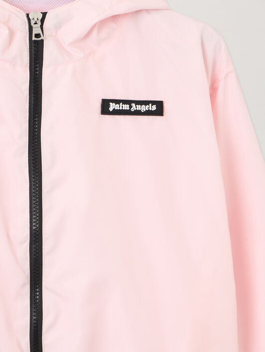 PALM ANGELS Hooded Windbreaker ROSA/PINK PGEB007S26FAB001