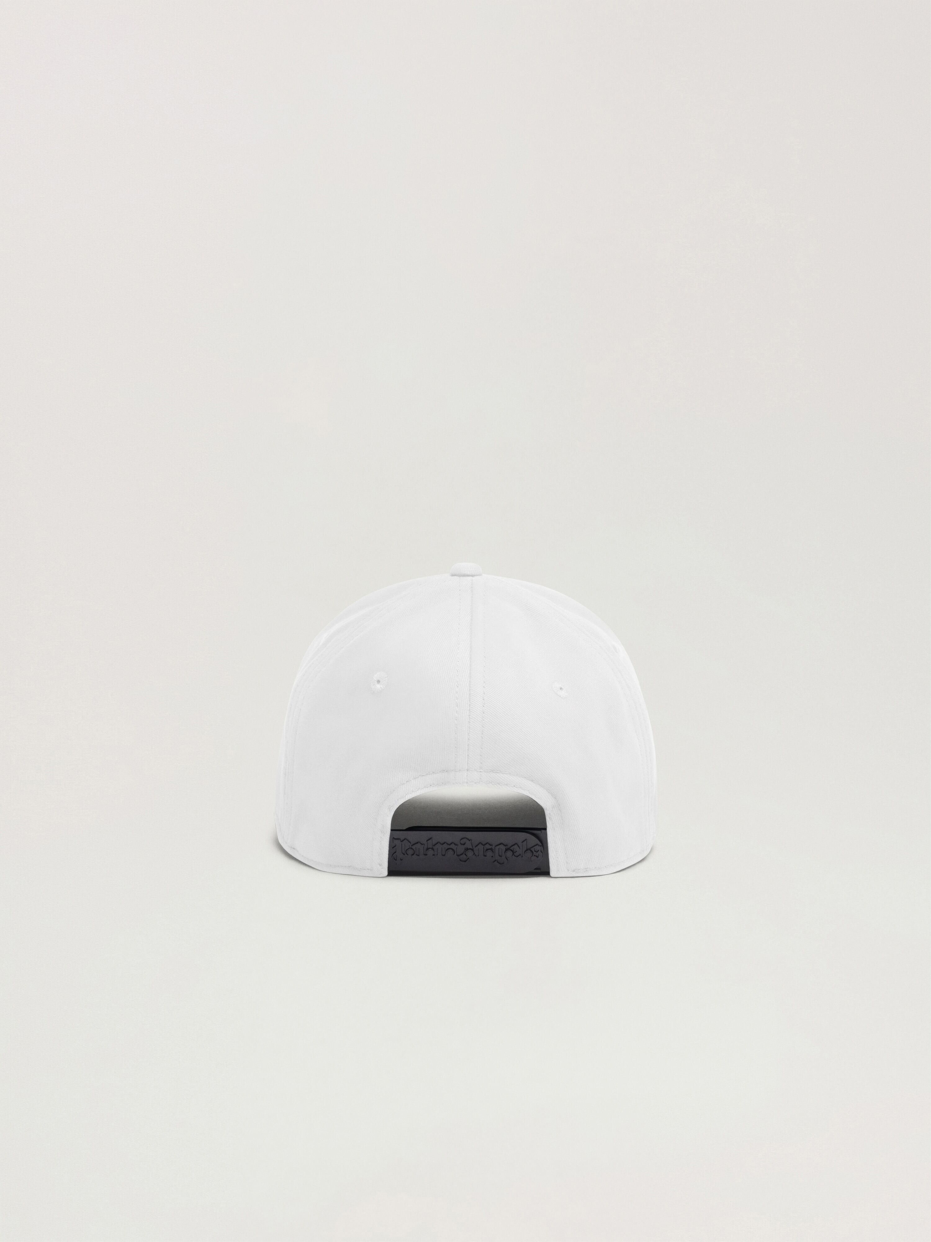 PALM ANGELS Palm Tree Cap OFF WHITE - BLACK PAWLB01W26FB10