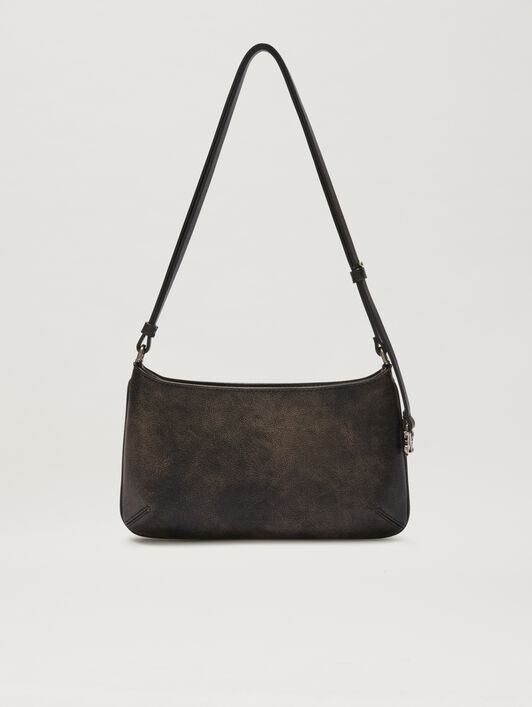 PALM ANGELS  Giorgina shoulder bag DARK BROWN PWNN028S25LEA002