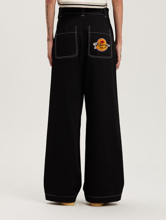 PALM ANGELS  Racing pants Moncler x Palm Angels BLACK - BLACK PWCA159T25FAB001