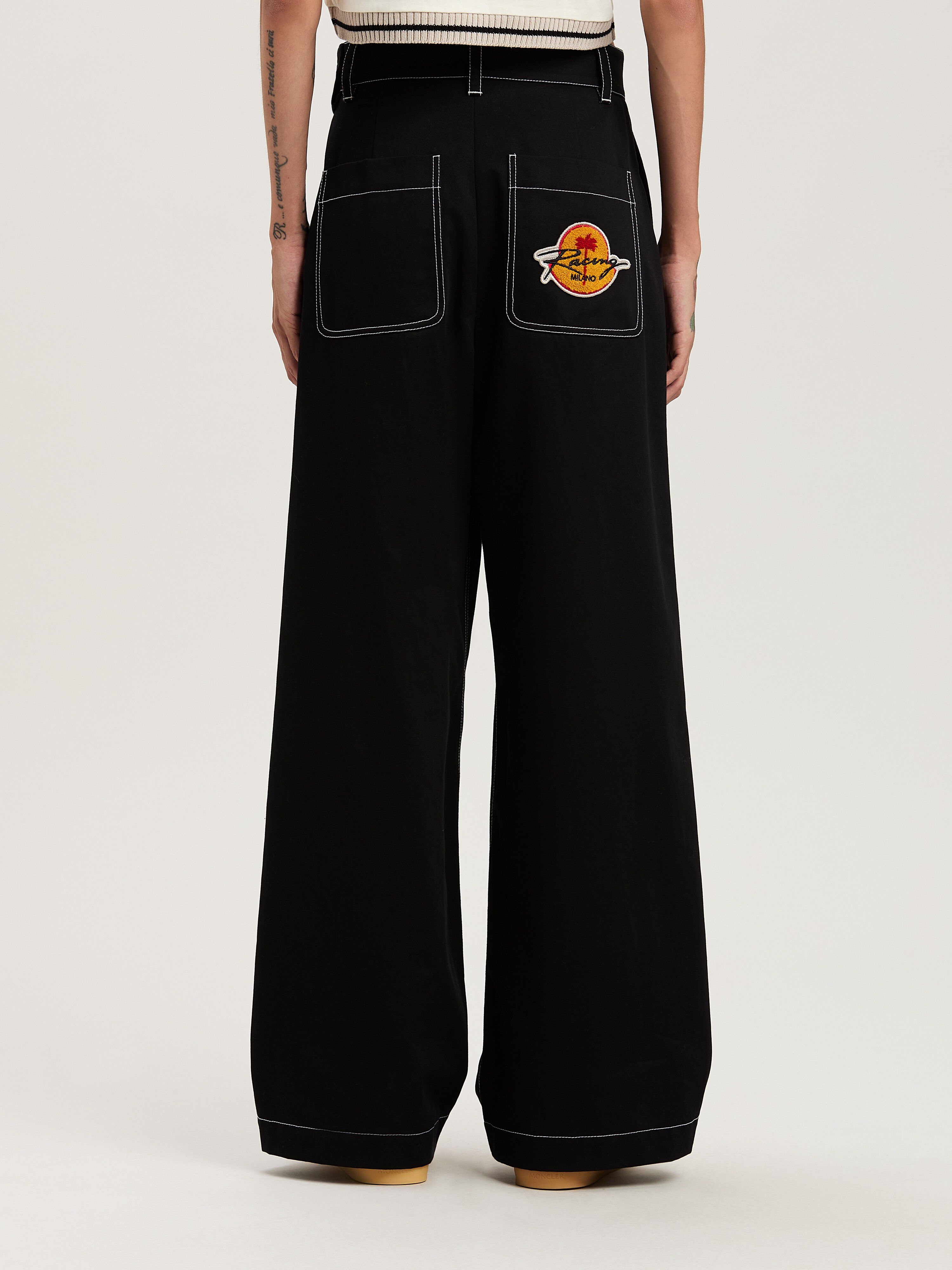 PALM ANGELS  Racing pants Moncler x Palm Angels BLACK - BLACK PWCA159T25FAB001