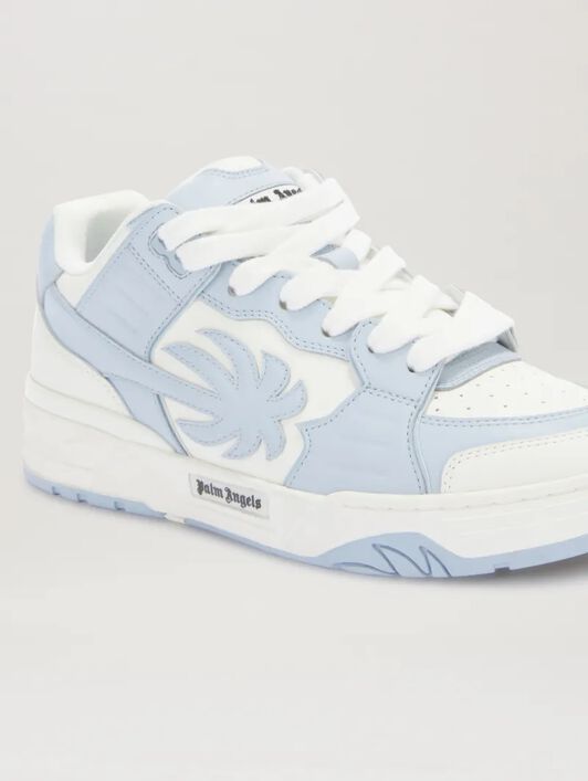 PALM ANGELS  Venice Sneaker BIANCO - BABY BLU PMIA101S25LEA001