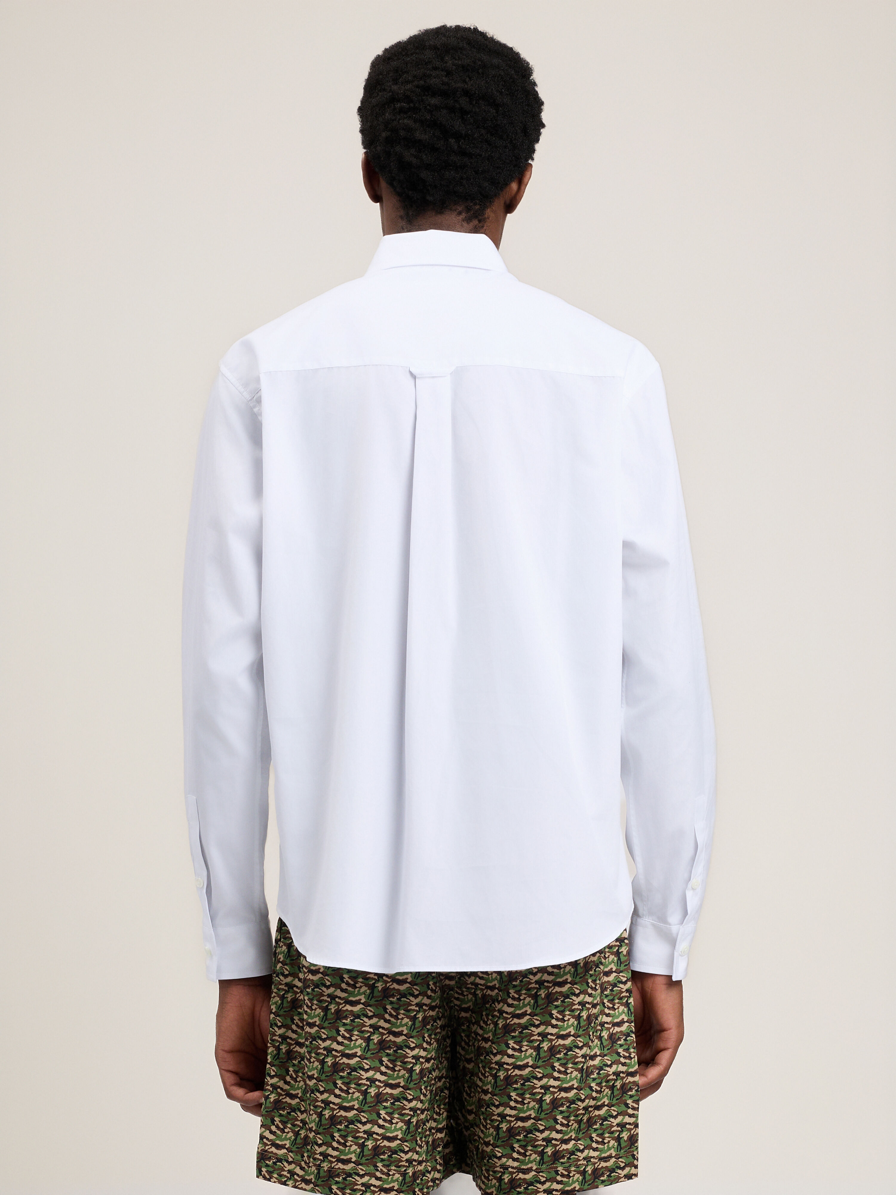 Neck Logo Shirt PALM ANGELS Neck Logo Shirt OFF WHITE - BLACK PAMGE001FB001
