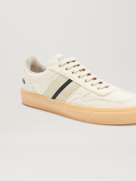 PALM ANGELS  Monaco Sneaker Moncler x Palm Angels BEIGE - BLACK PMIA104T25LEA001