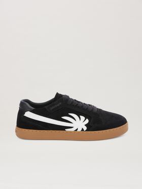 PALM ANGELS  New Palm 1 Sneaker BLACK - WHITE PMIA099S25LEA002