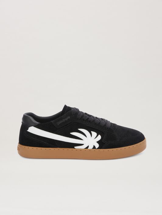 PALM ANGELS  New Palm 1 Sneaker NERO - BIANCO PMIA099S25LEA002