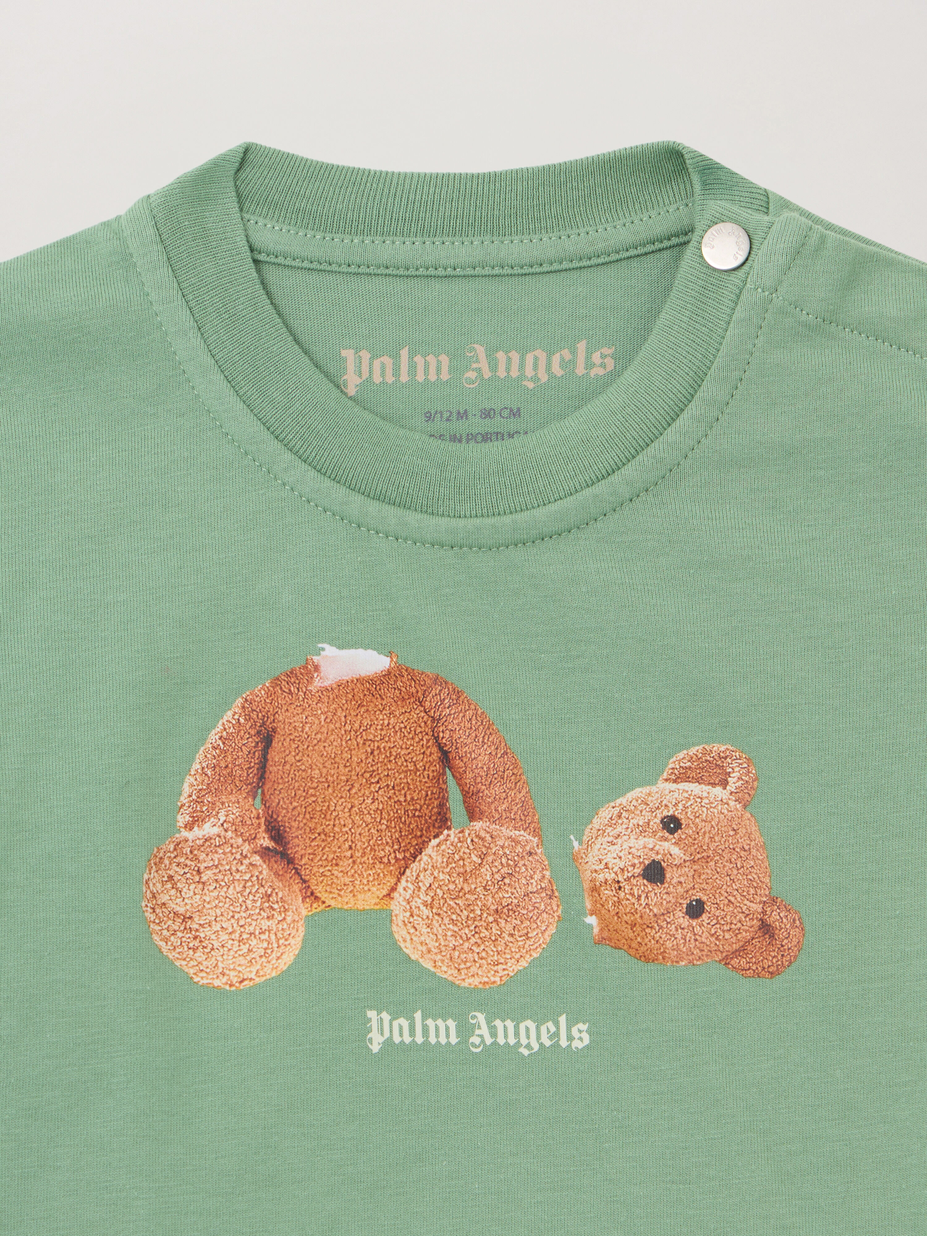 PALM ANGELS Pa Bear Tripack Tshirt DUSTY BLUE BROWN PB2X01AF25JER001