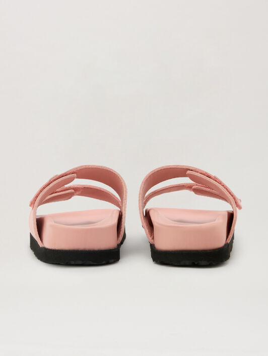 PALM ANGELS Palm Angels Sandal PINK WHITE PGIH001C99LEA001