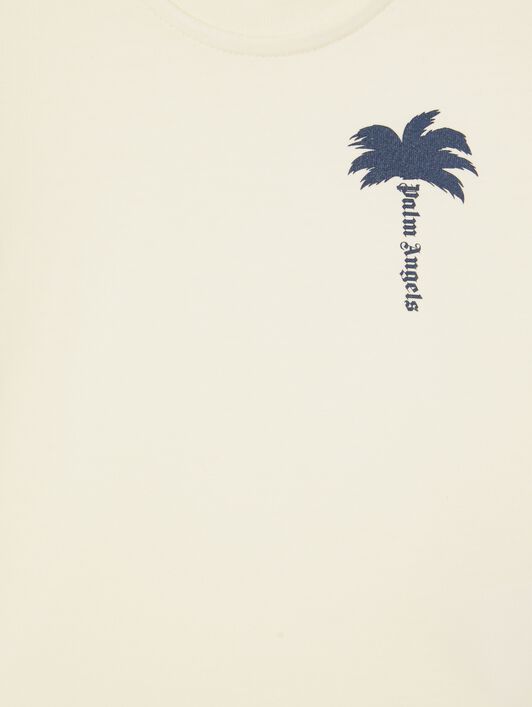 PALM ANGELS  The Palm T-Shirt BUTTER BLUE PBXB001S25JER003