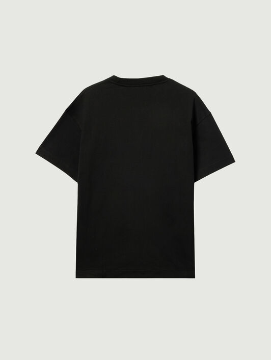 PALM ANGELS Pa X Everlast T-Shirt BLACK GREY PMAA10DT26JER001