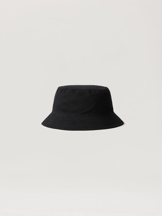 PALM ANGELS Logo Bucket Hat NERO/BLACK PBLA001S26FAB003
