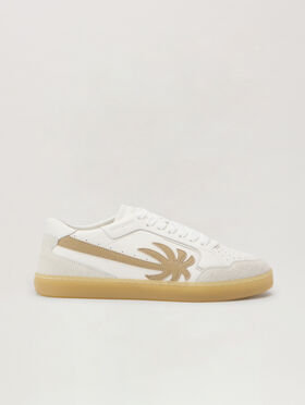 PALM ANGELS New Palm 1 WHITE - BEIGE PMIA099F25LEA001