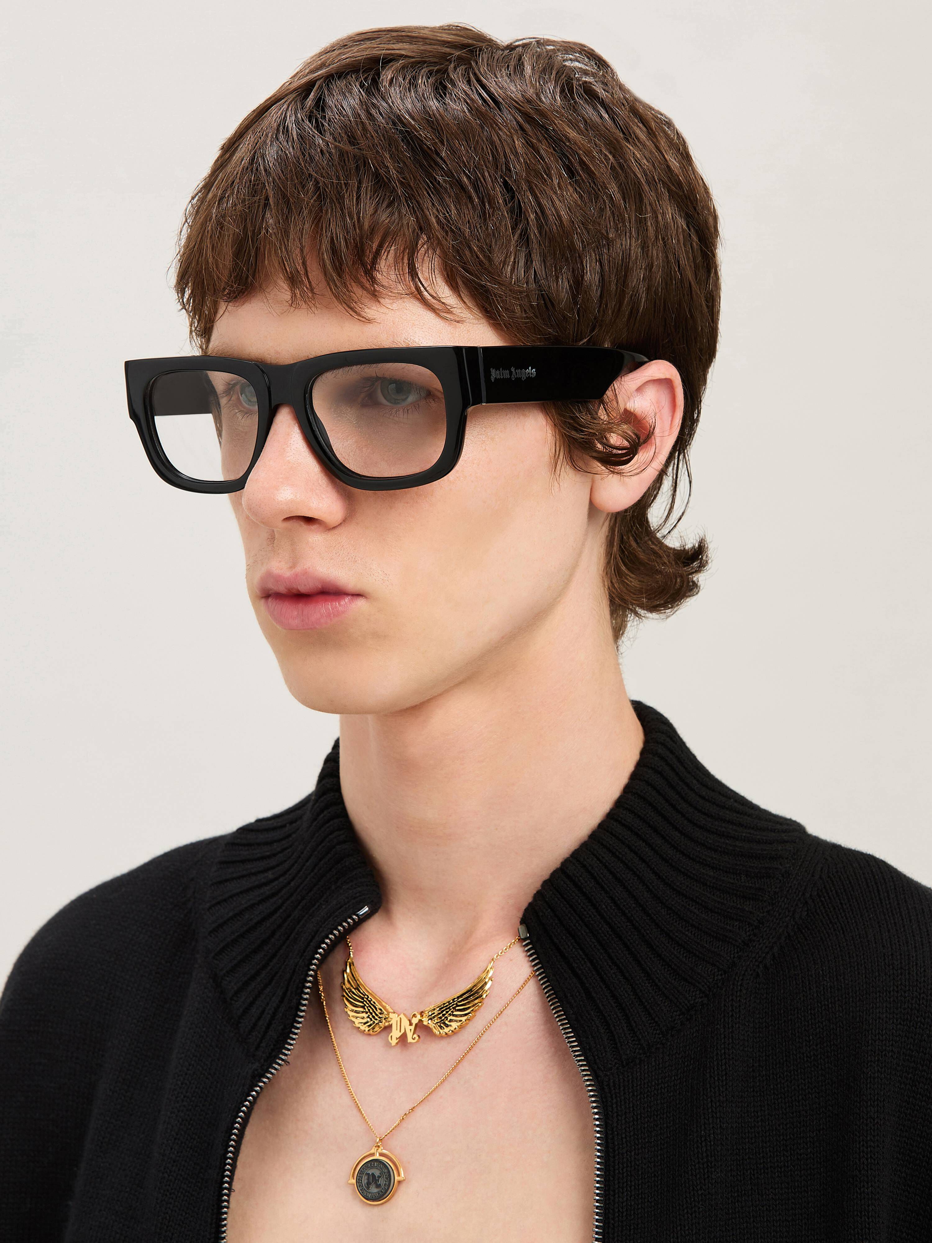 PALM ANGELS  Style 14 eyewear BLACK - NO COLOR PERJ014S25PLA001