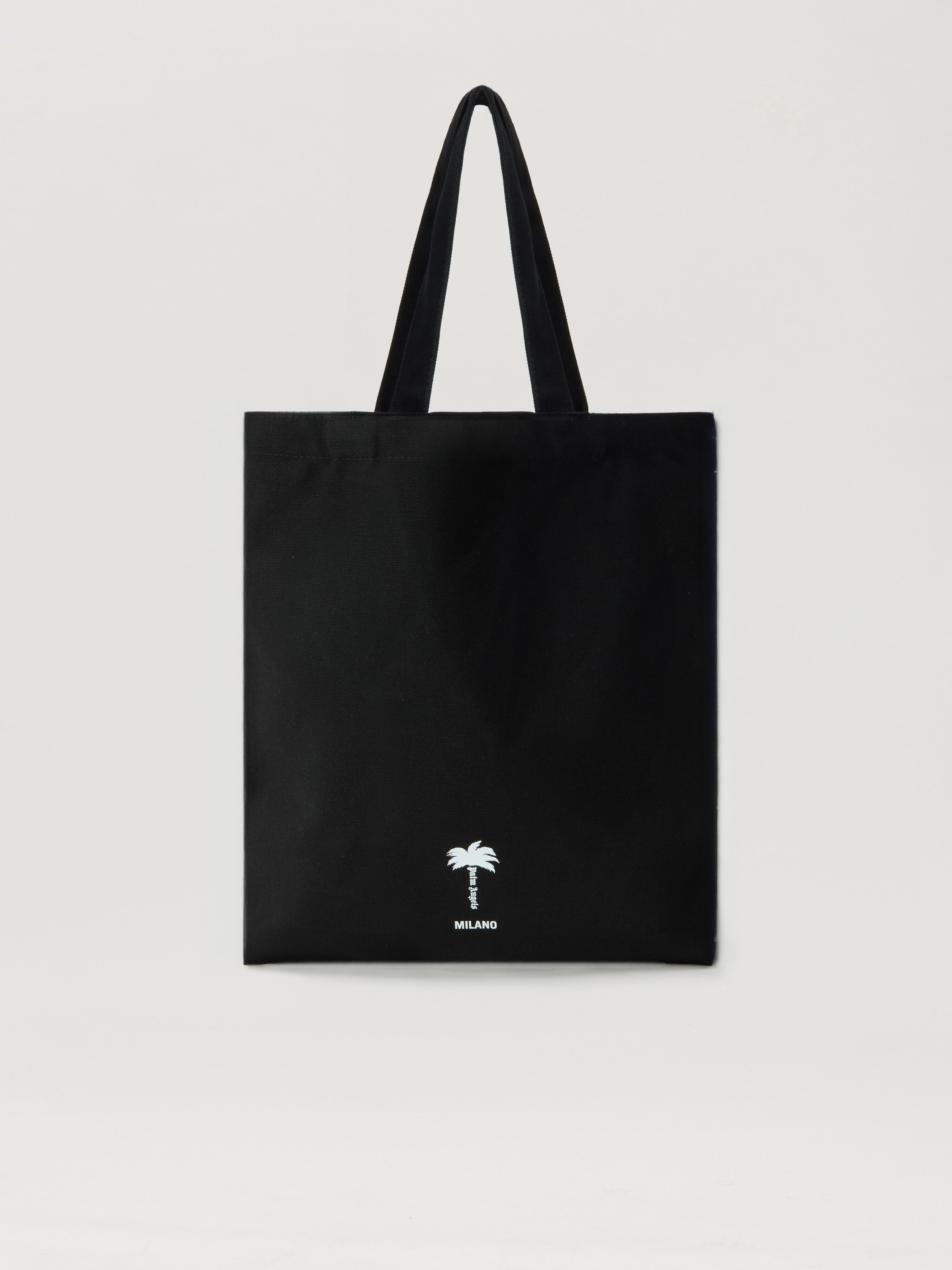 Palm Tree Tote Bag PALM ANGELS Palm Tree Tote Bag BLACK - OFF WHITE PAMNA01W26FB01