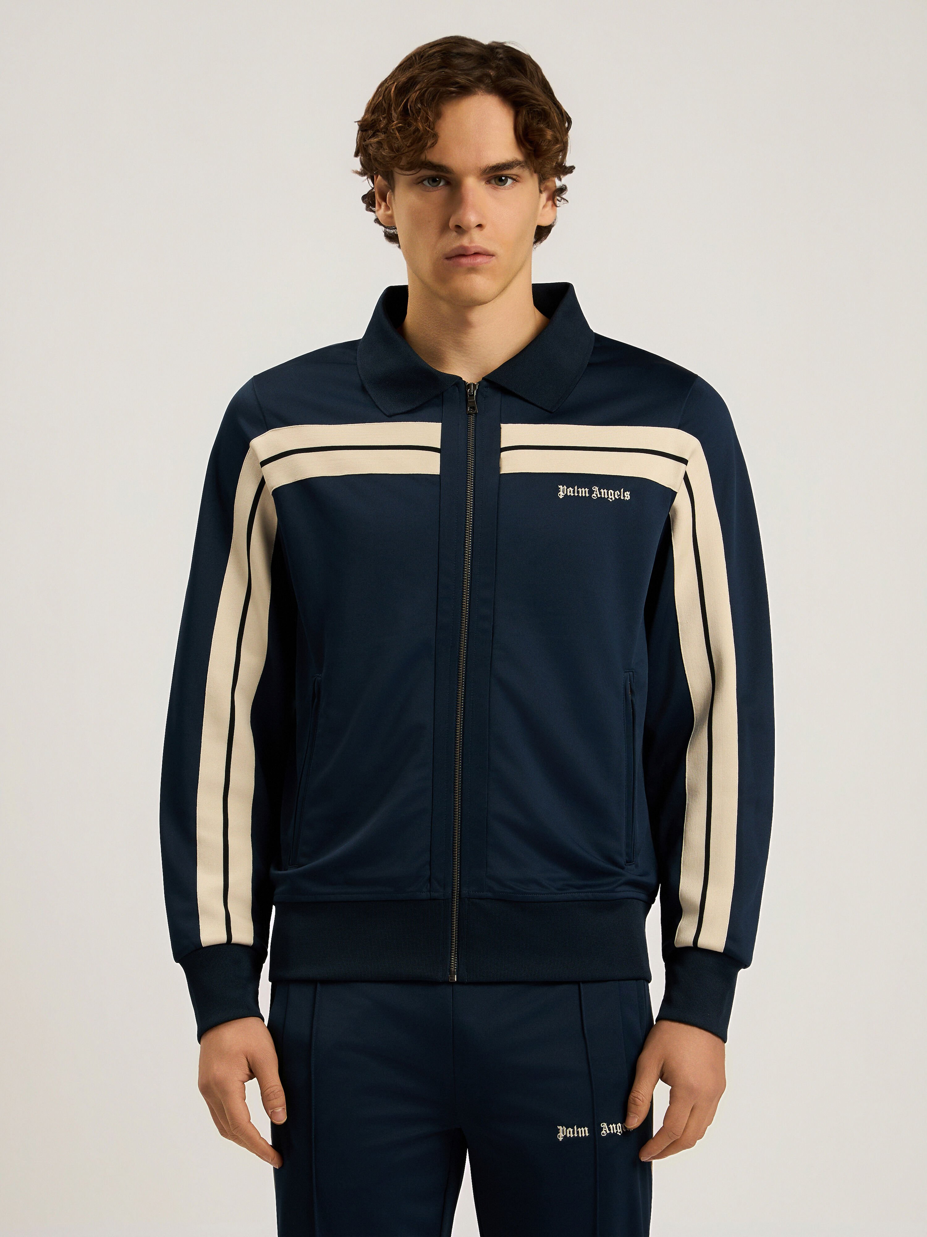 Heritage Logo Track Jacket PALM ANGELS Heritage Logo Track Jacket NAVY BLUE - OFF WHITE PAMBD03F26FB01