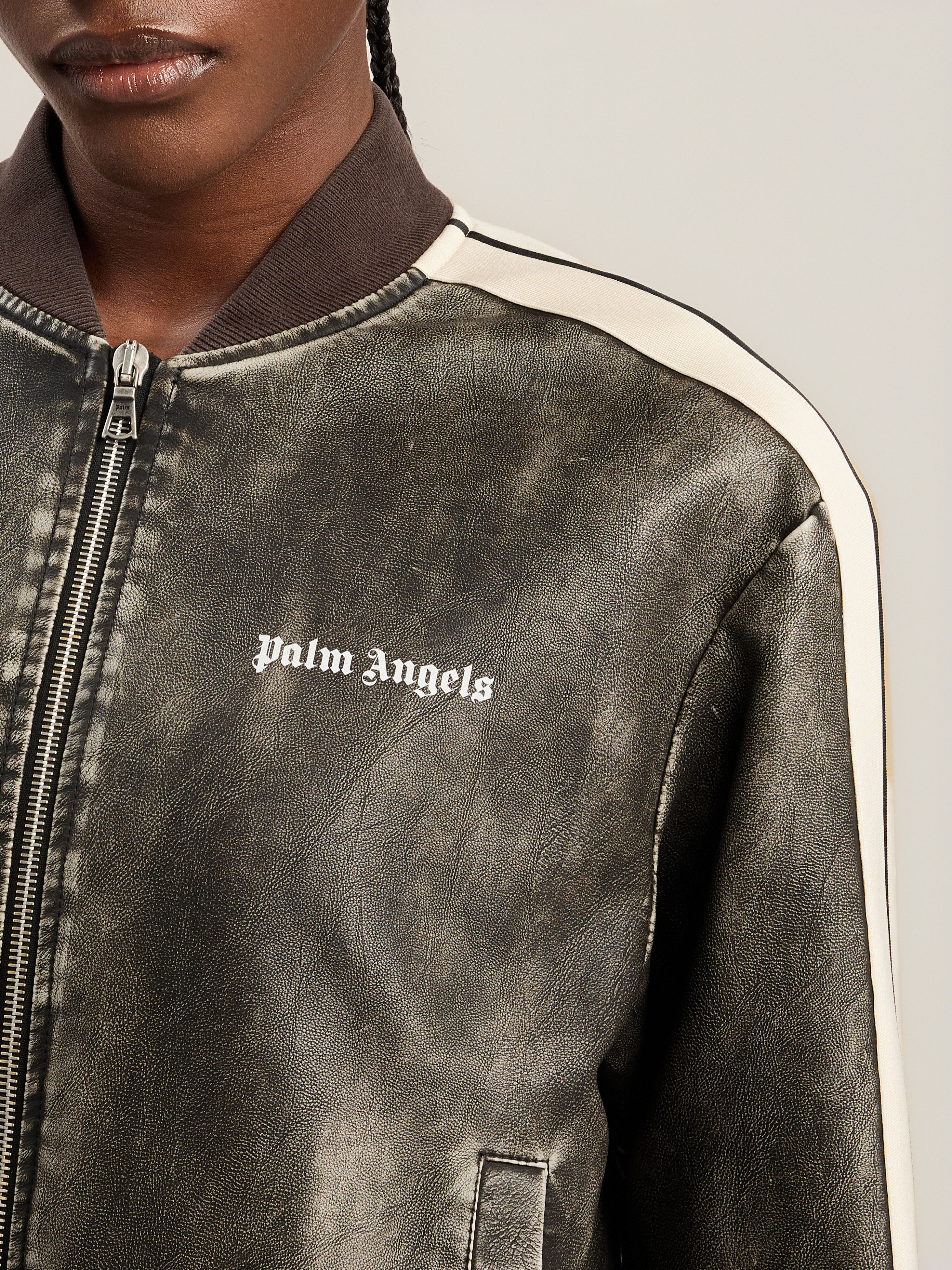 Classic Logo Track Bomber Jacket in VINTAGE BLACK TOFU for Women