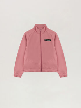 PALM ANGELS Curvedlogo Cut Crop Track Jkt ANTIQUE ROSE - OFF WHITE PGBD008F25FAB001