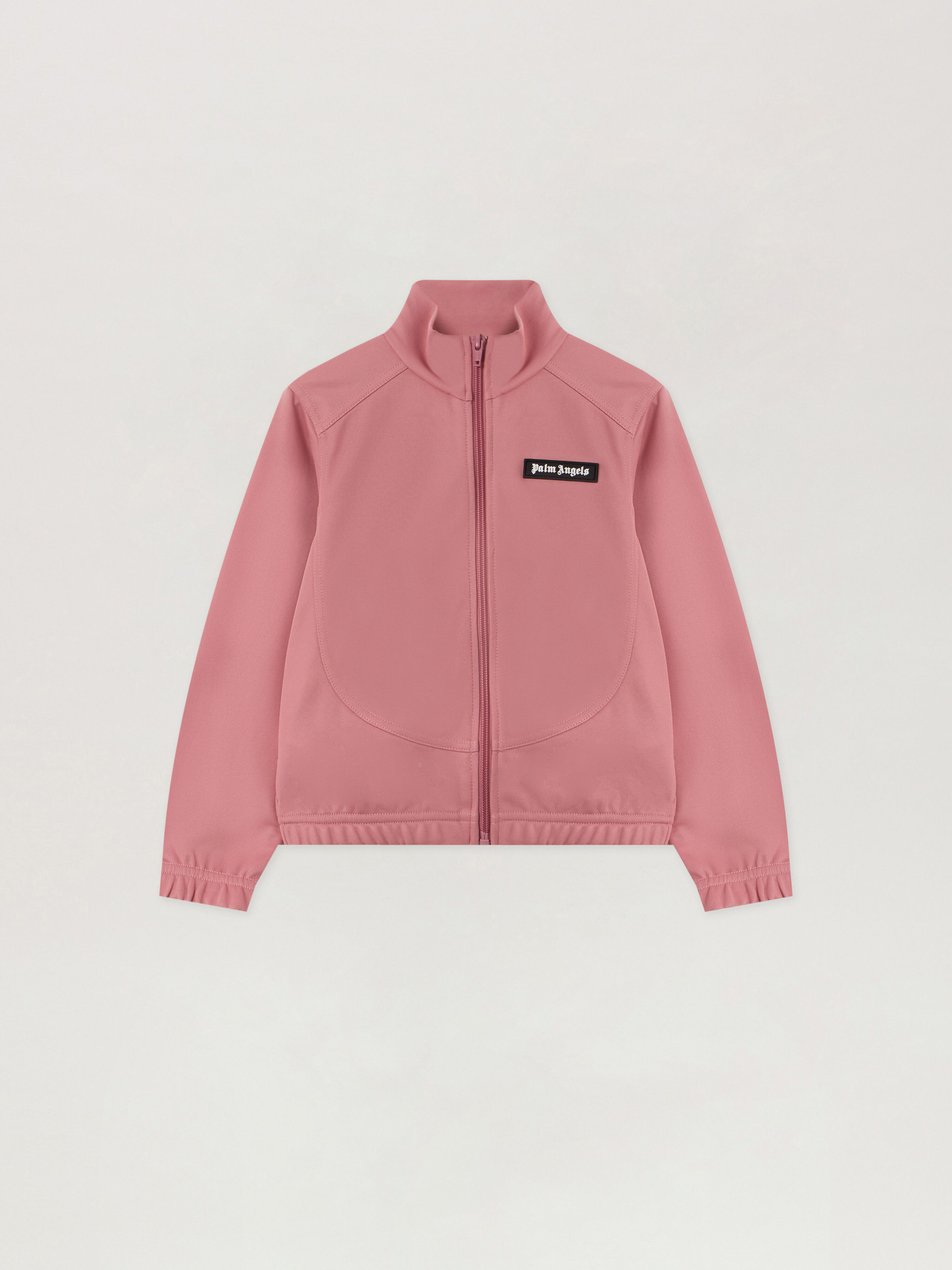 PALM ANGELS Curvedlogo Cut Crop Track Jkt ANTIQUE ROSE - OFF WHITE PGBD008F25FAB001