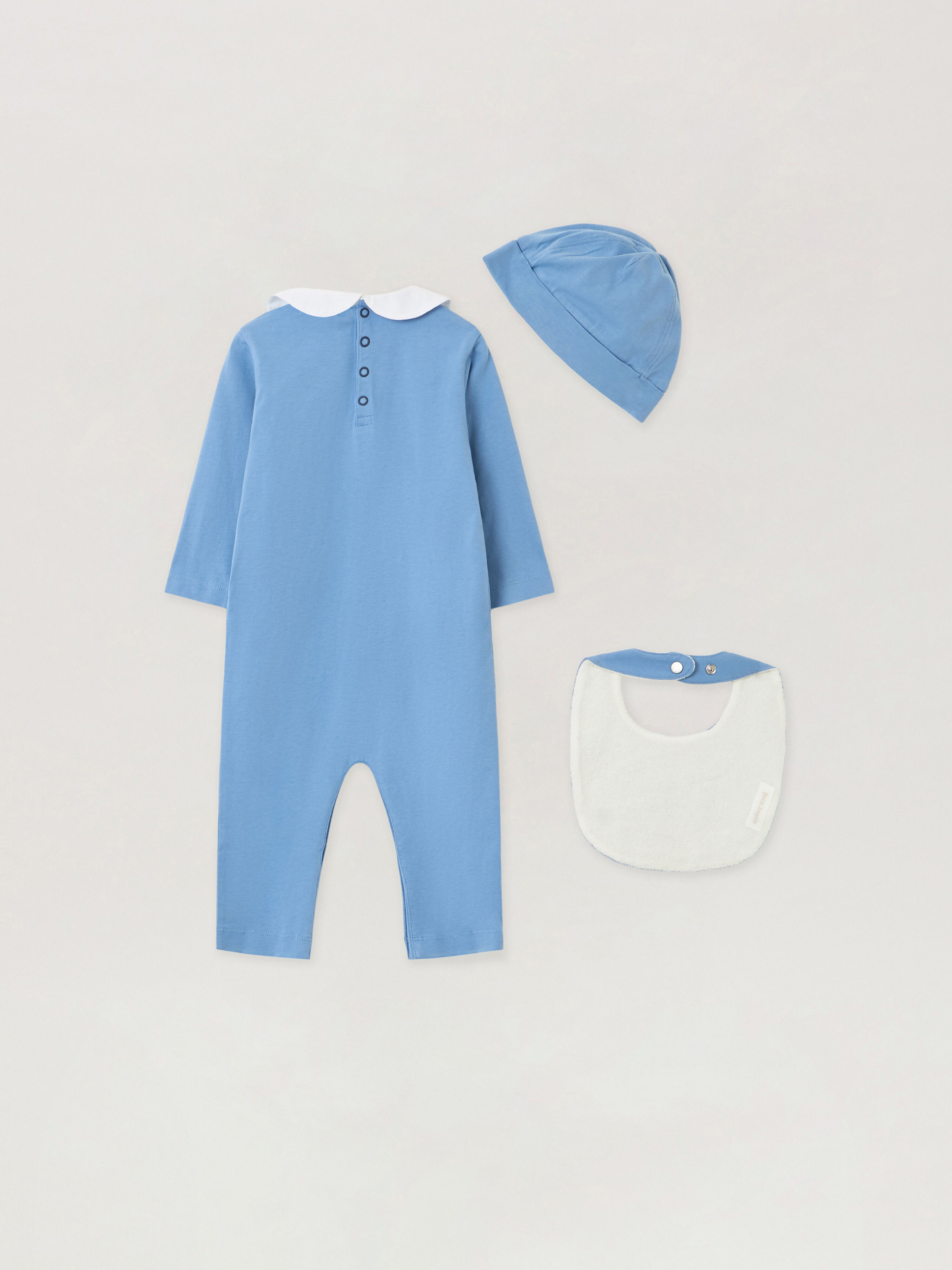 PALM ANGELS Pa  Logo  Gift Box 1 Boy DUSTY BLUE - OFF WHITE PB2X01BF25JER001