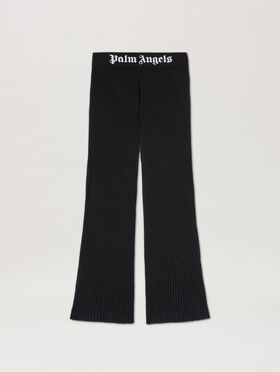 PALM ANGELS  Lurex flare pants BUTTER CHERRY PGAA001C99JER002