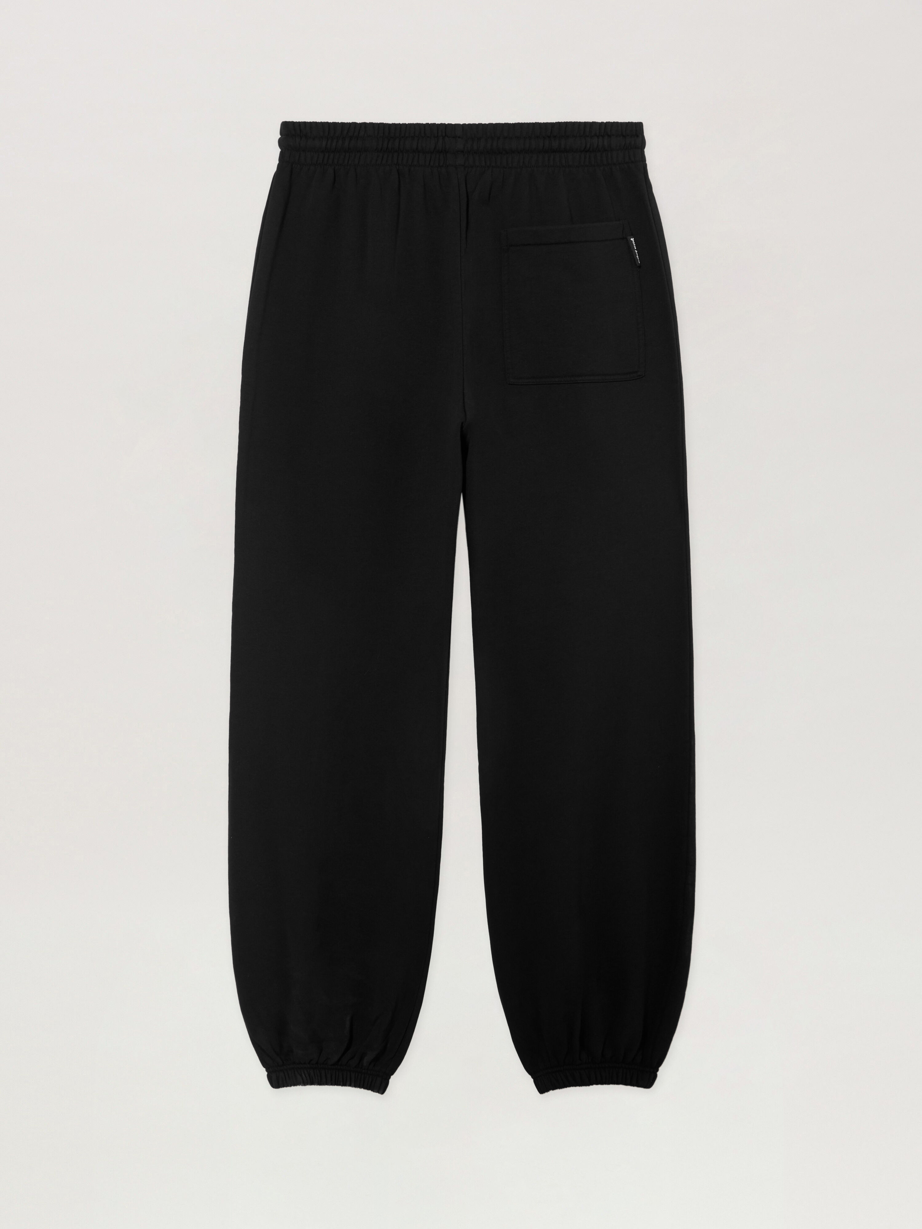 PALM ANGELS Pantaloni Della Tuta Waist Logo BLACK - OFF WHITE PAMCH01F26FL02