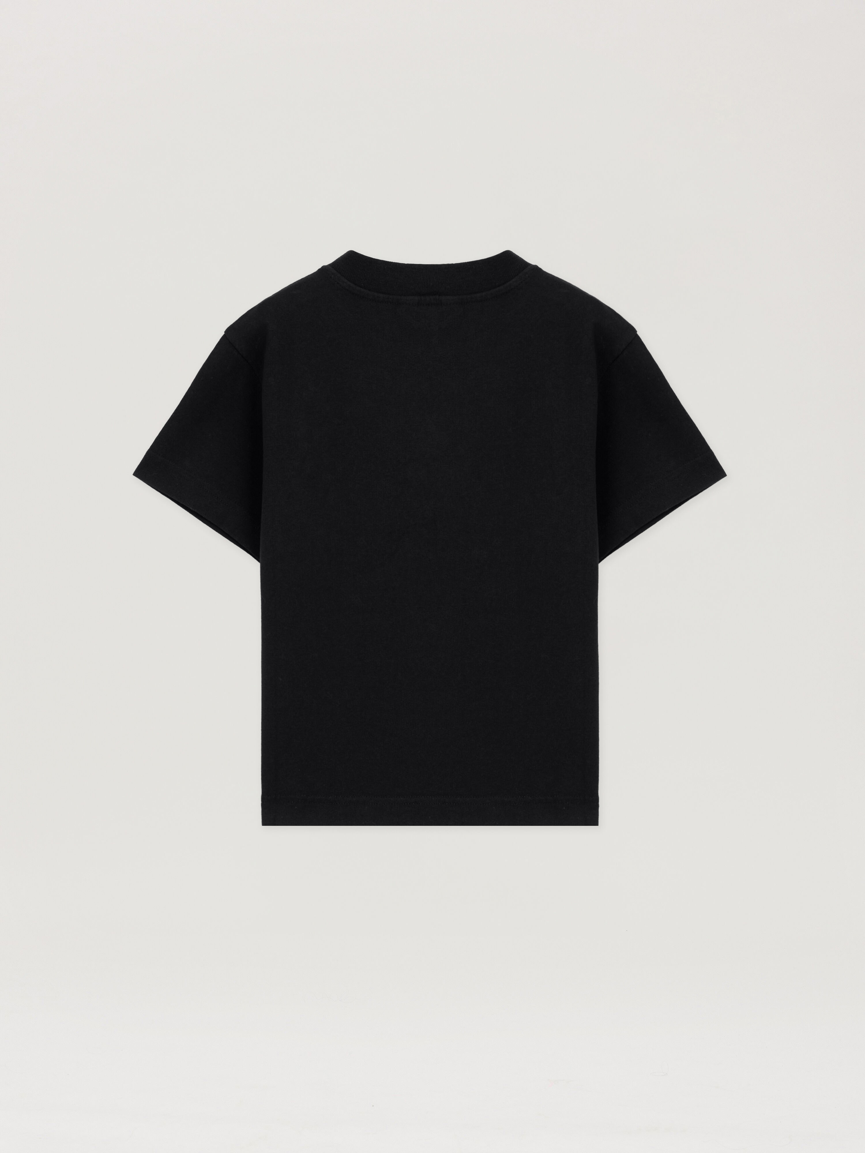 PALM ANGELS Blurred Logo Reg.Tshirt S/S BLACK - OCHER YELLOW PBAA003F25JER001