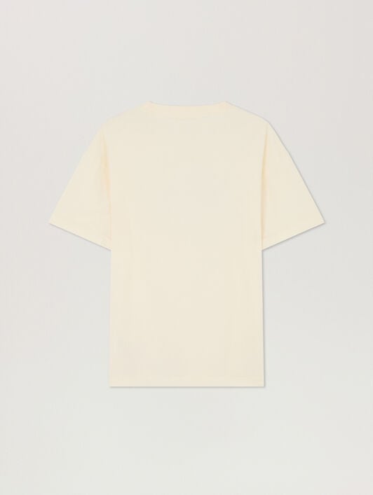 Palm Island Regular T-Shirt PALM ANGELS Palm Island Regular T-Shirt OFF WHITE - MULTICOLOR PAMAA01F26JR04