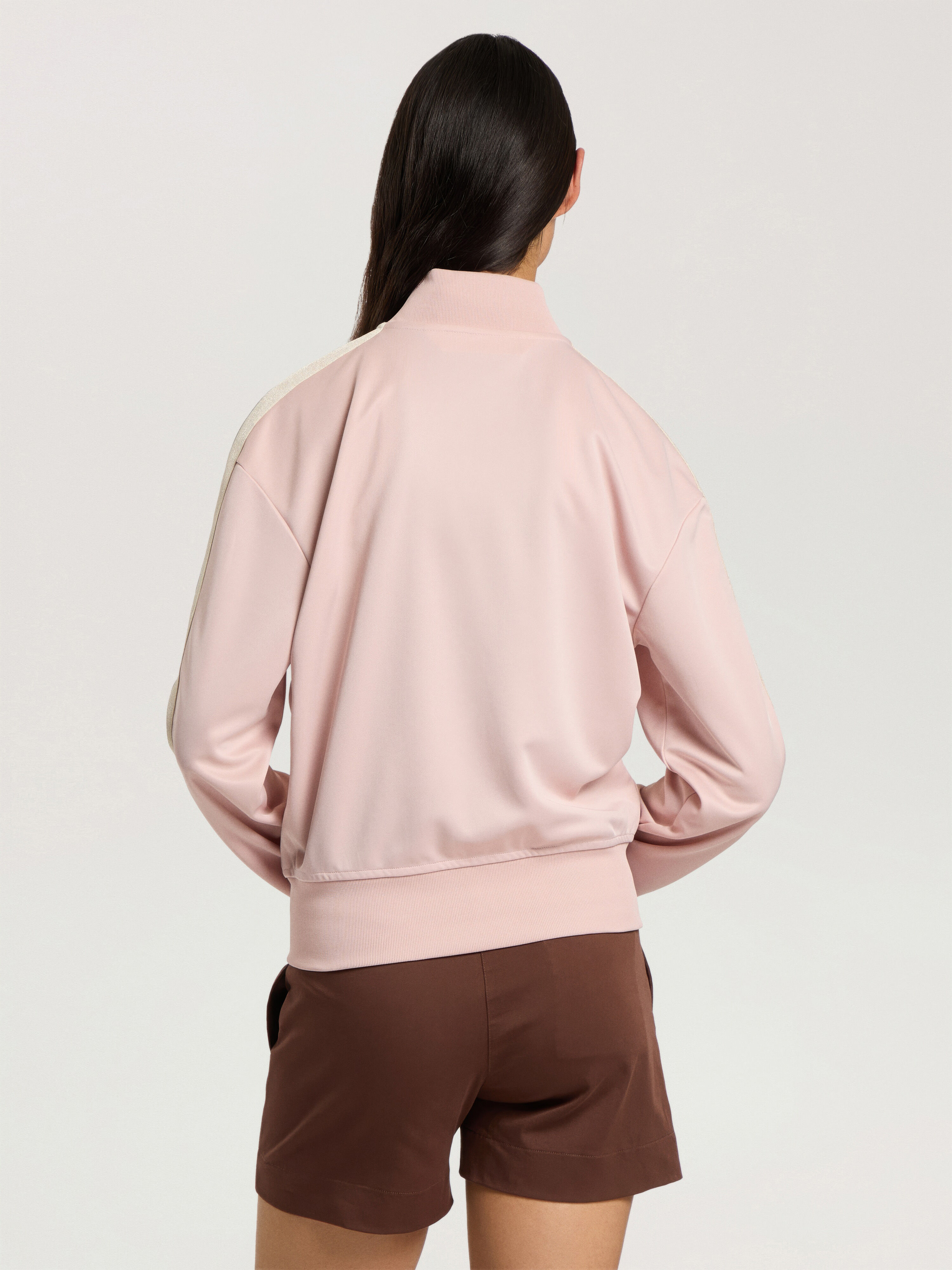 PALM ANGELS Classic Logo Track Jacket PINK - OFF WHITE PAWBD02F26FB01