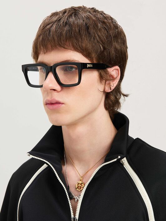 PALM ANGELS  Style 19 Brille BLACK - DARK GREY PERJ019S25PLA001