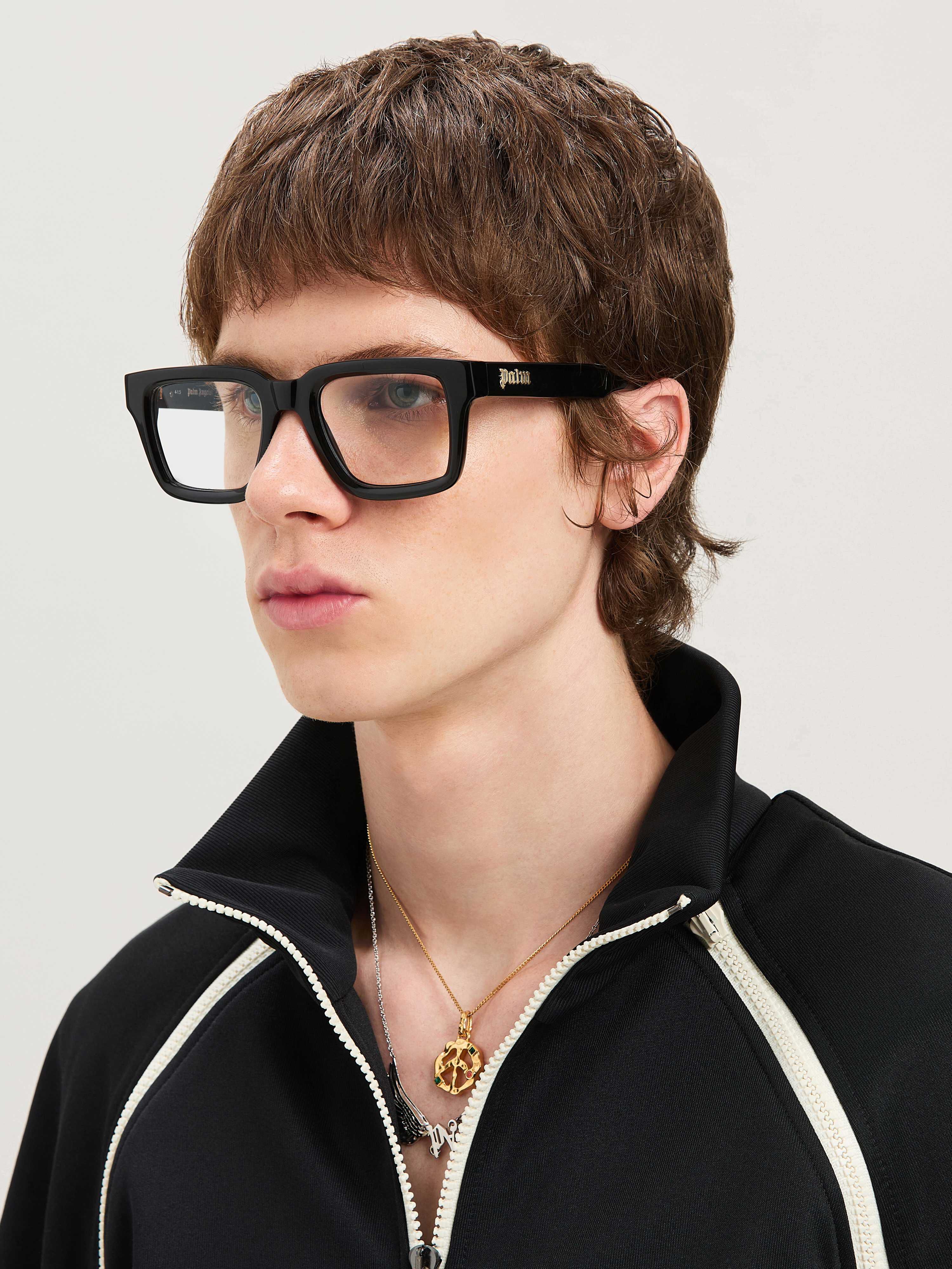 PALM ANGELS  Style 19 Brille BLACK - DARK GREY PERJ019S25PLA001