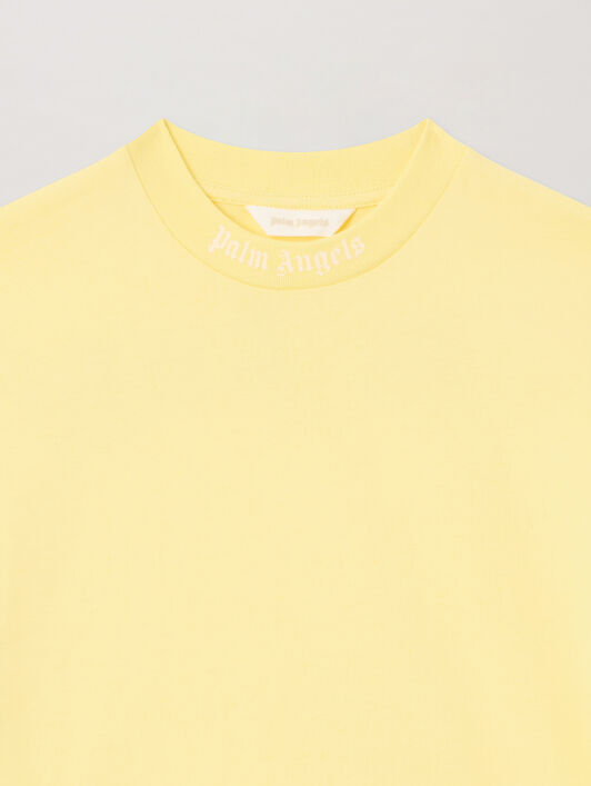 PALM ANGELS Overlogo Over T-Shirt GIALLO/YELLOW PGAA001S26JER001