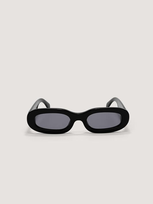 Yolo Black Lens Sunglasses PALM ANGELS Yolo Black Lens Sunglasses SHINY BLACK PA1032100753