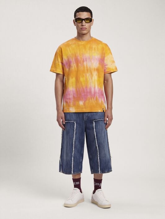 PALM ANGELS Palm Angels x Hï Ibiza Tie-dye T-shirt ORANGE - YELLOW PAMAA001JR007