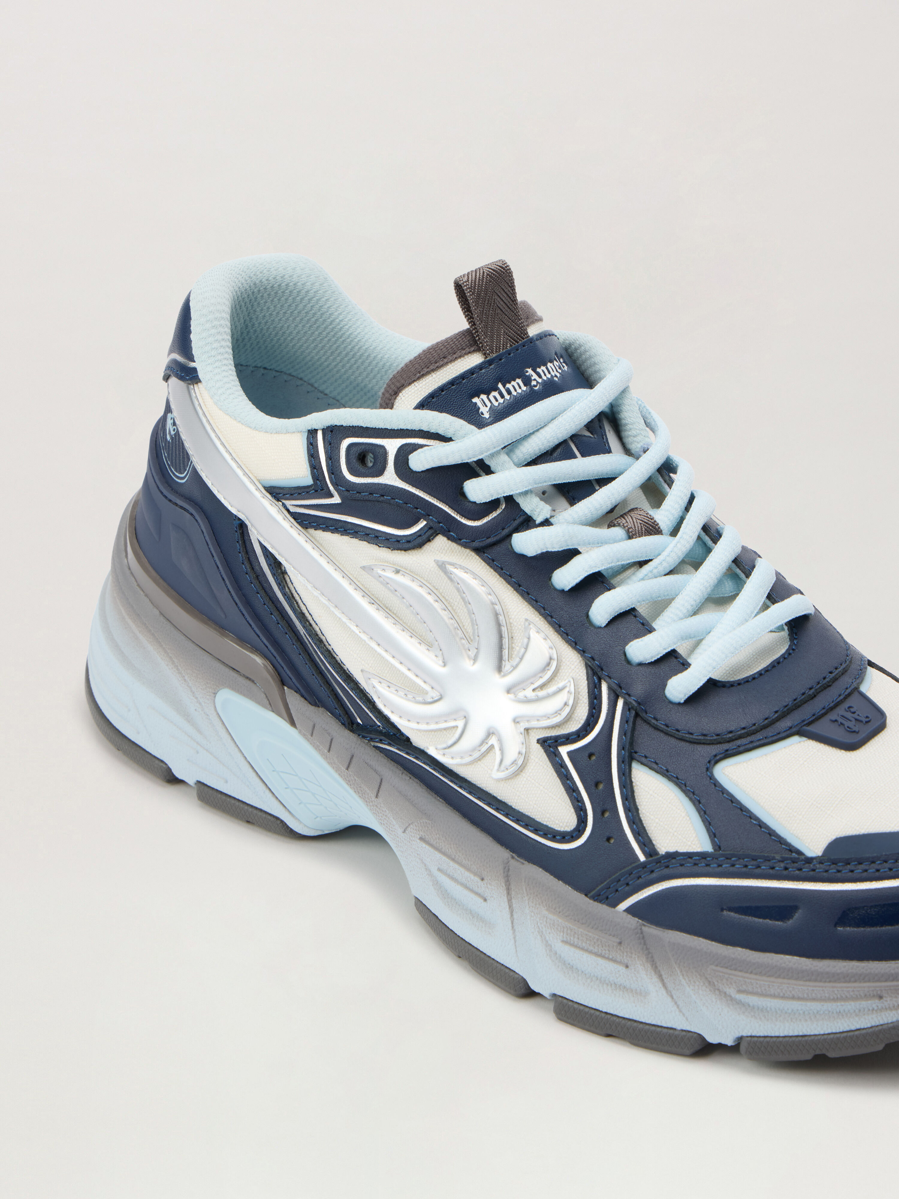 PALM ANGELS Pa 4 Sneakers COBALT BLUE - SILVER PMIA102F25FAB001