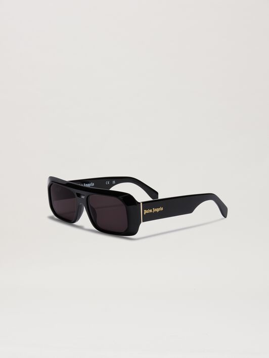 PALM ANGELS  Willow sunglasses BLACK - DARK GREY PERI102S25PLA001