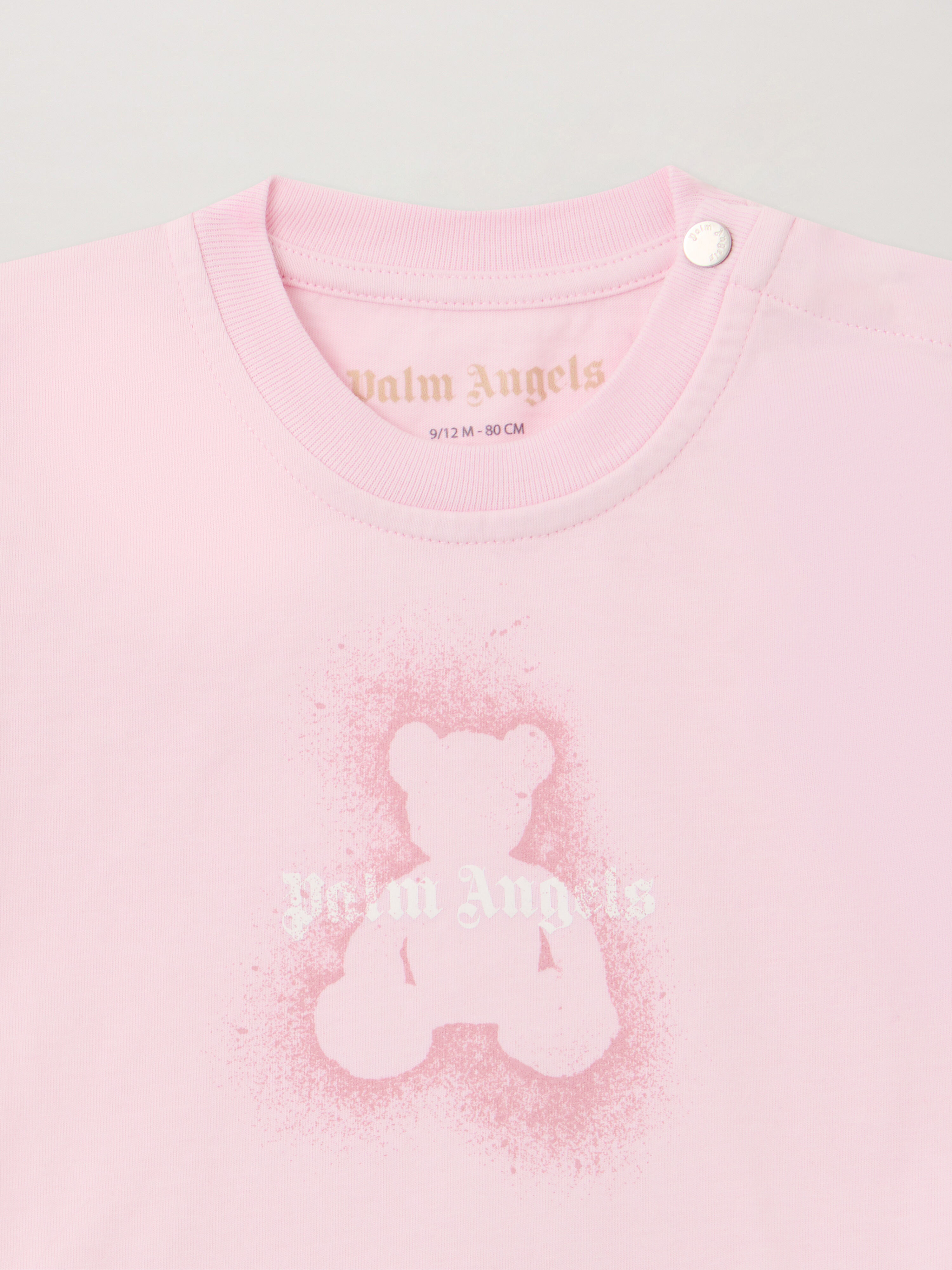 PALM ANGELS Pa Spray Bear Tshirt SOFT PINK PGXB001F25JER003
