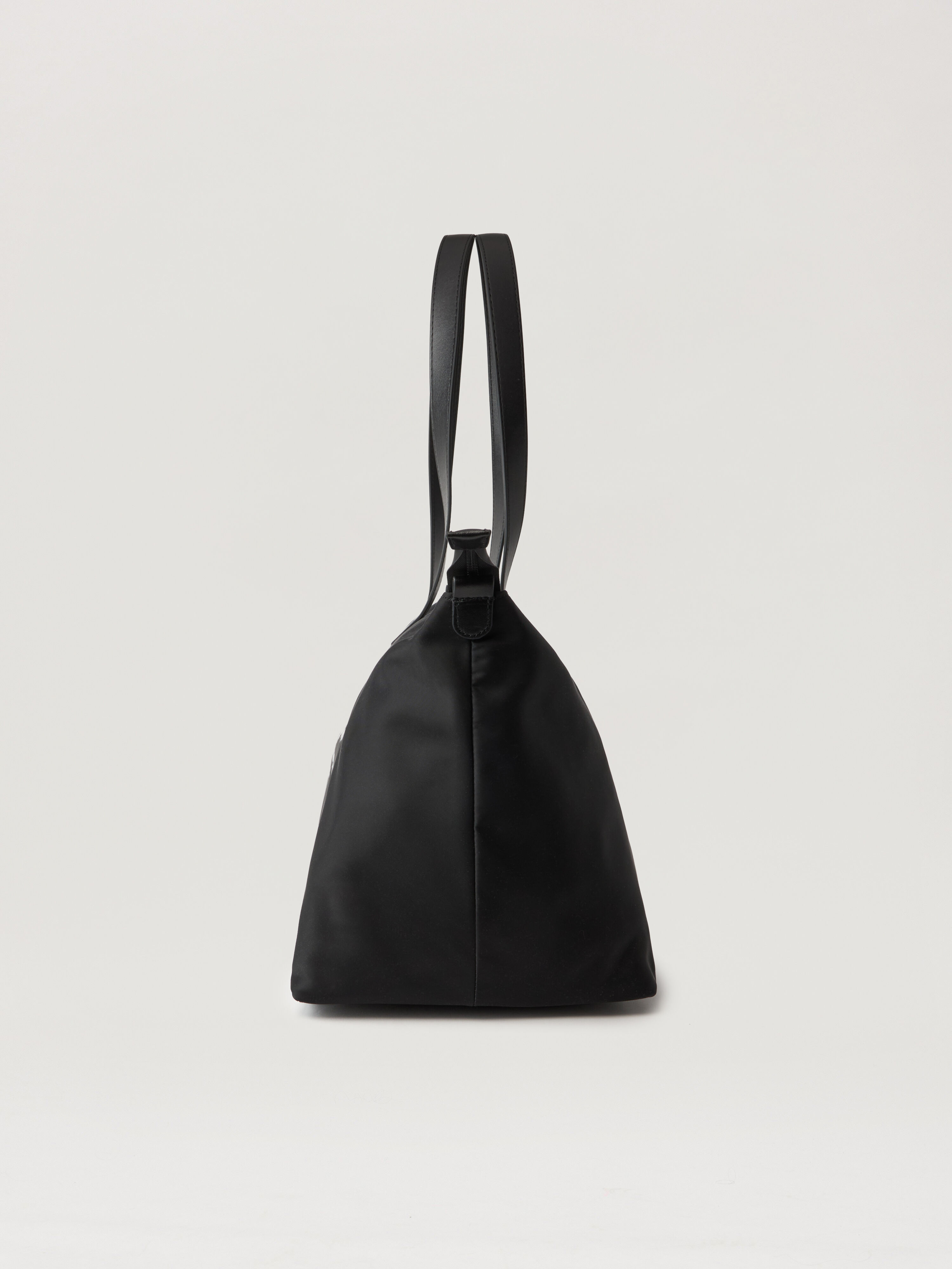 PALM ANGELS Milan La Tote Bag BLACK OFF WHITE PMNA07JS26FAB001