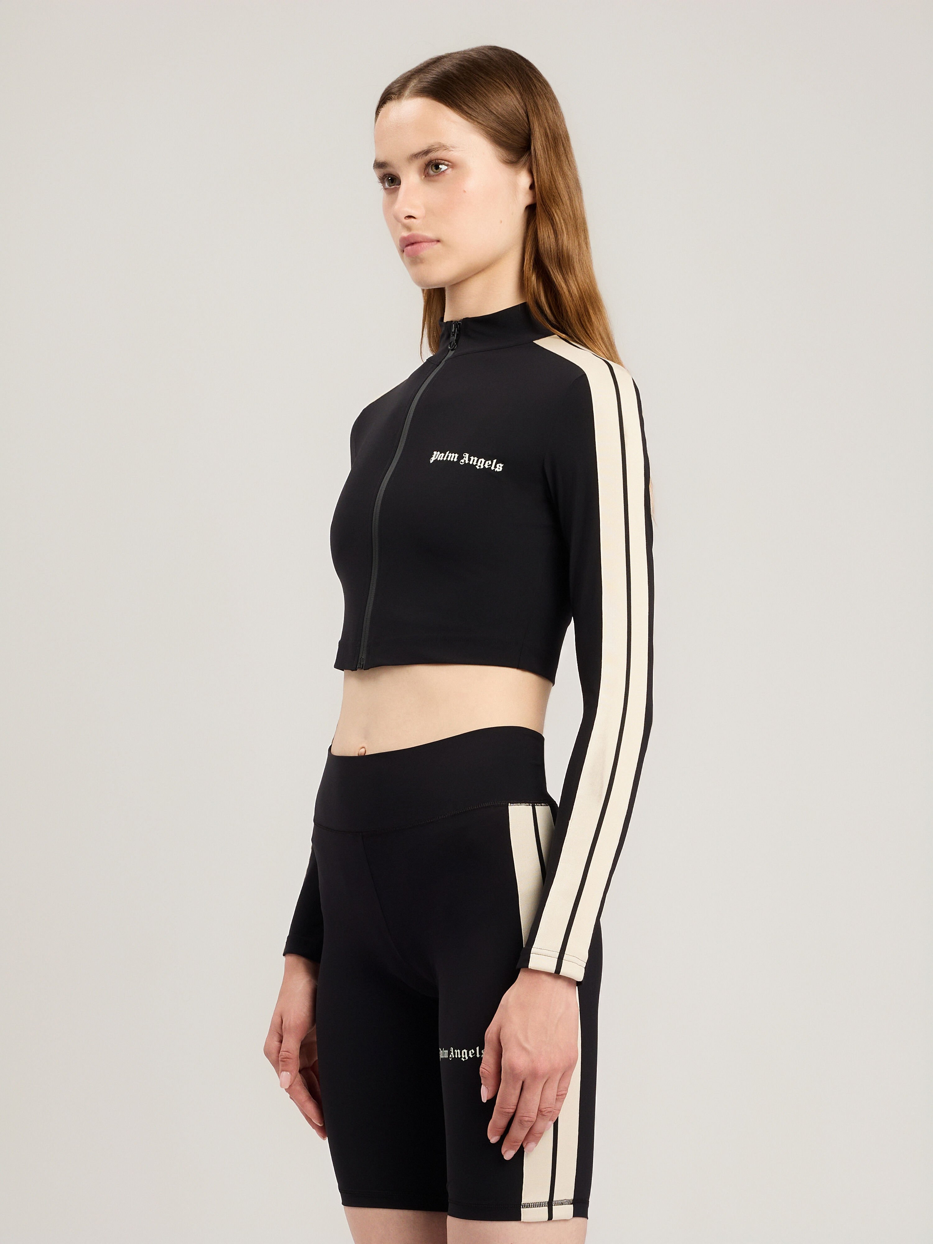 Classic Logo Training Jacket in BLACK OFF WHITE for Women | Palm