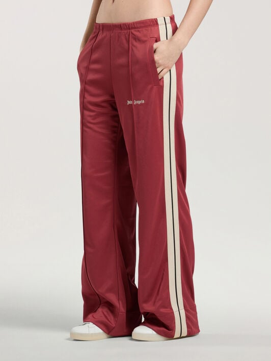 Classic Logo Track Loose Pants PALM ANGELS Classic Logo Track Loose Pants BRICK RED - OFF WHITE PAWCJ05F26FB01