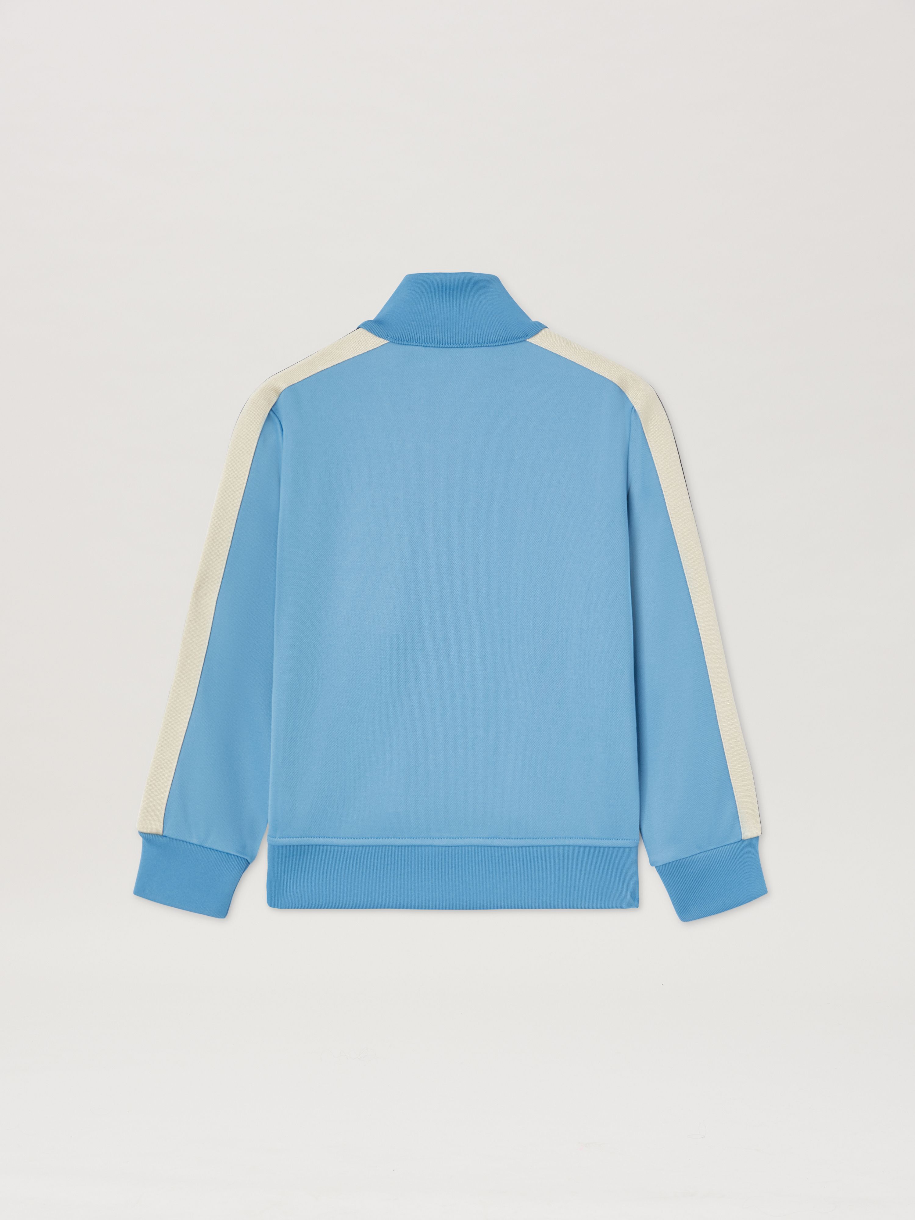 PALM ANGELS  Track Jacket DUSTY BLUE OFF WHITE PBBD002C99FAB003